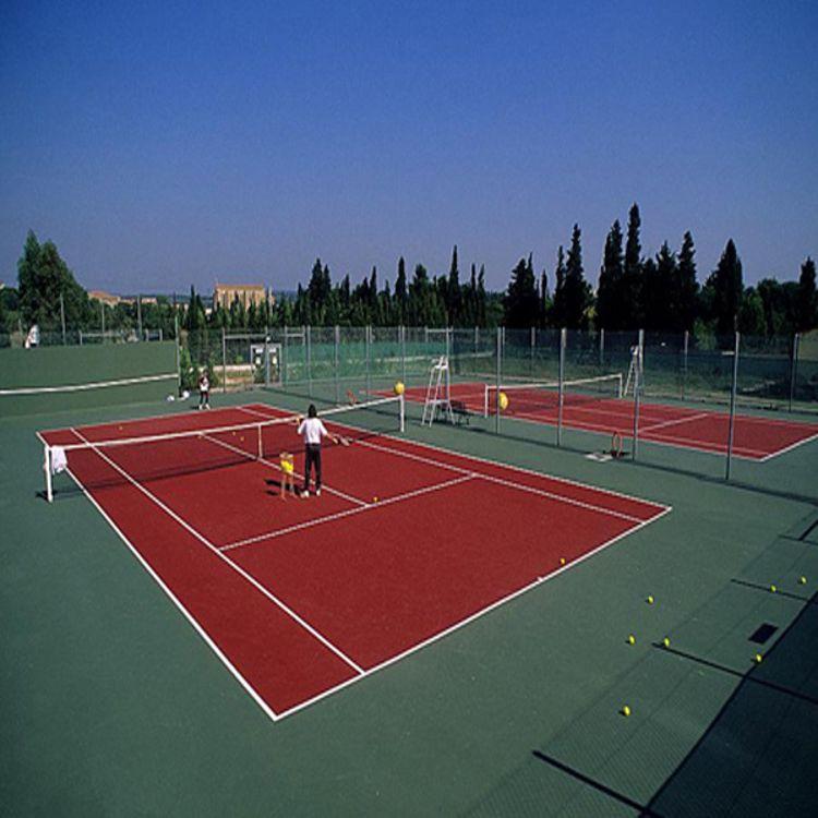 硅pu网球场 出售硅pu球场 订购硅pu球场 鹏卓 生产厂家