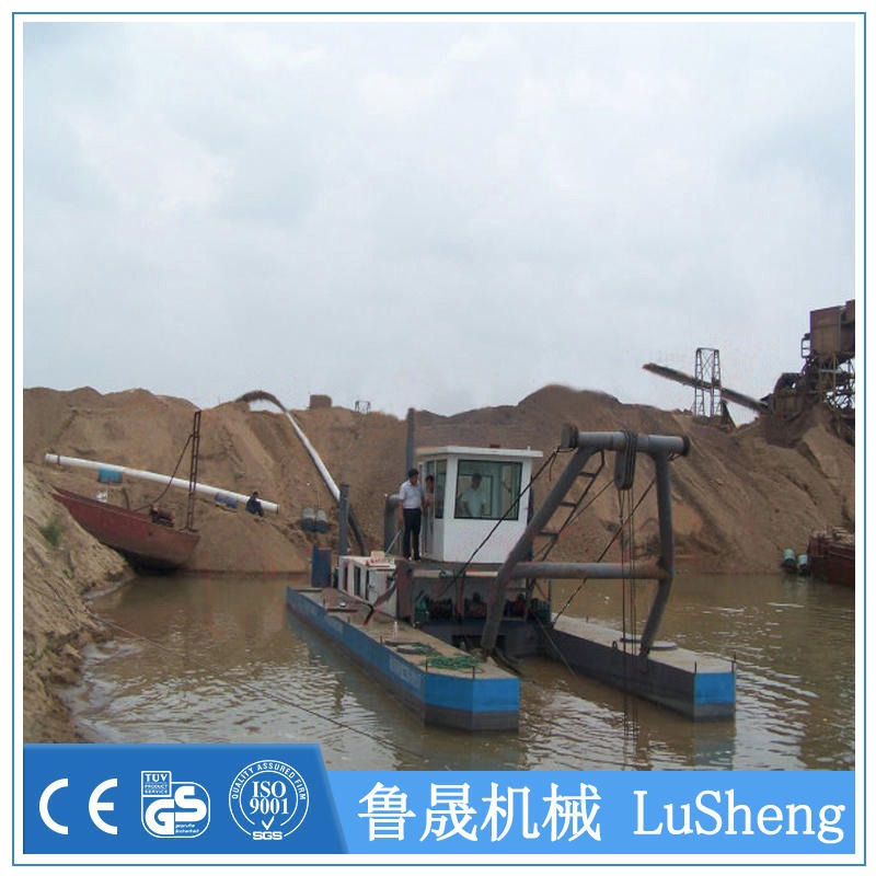 绞吸式挖泥船 河道湖泊淘金船  小型采沙挖泥设备