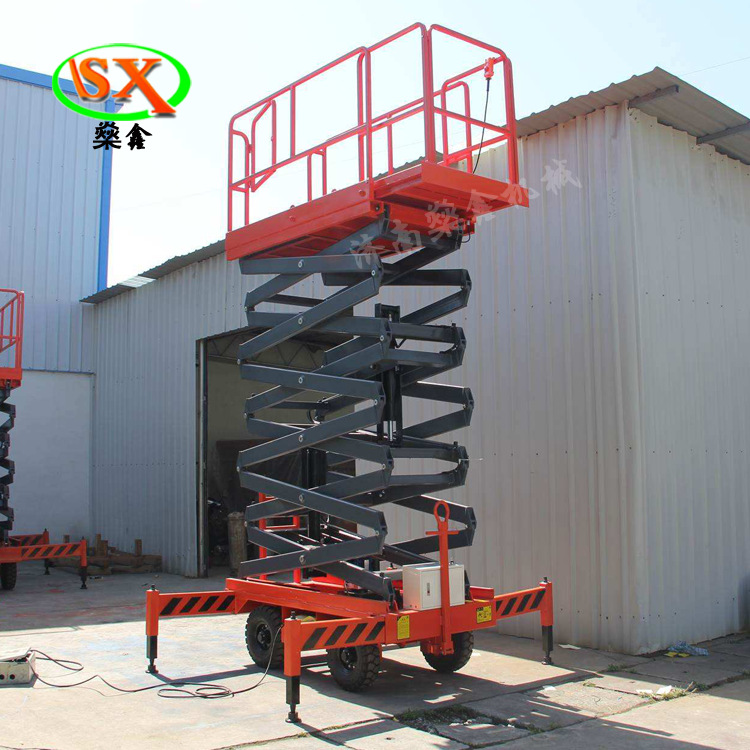 厂家供自行高空作业升降平台移动剪叉式升降机家用液压升降货梯示例图14