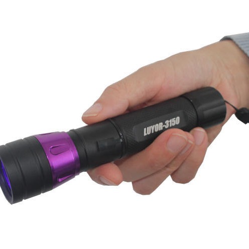 LUYOR-3150紫光LED检漏手电筒探伤灯图片