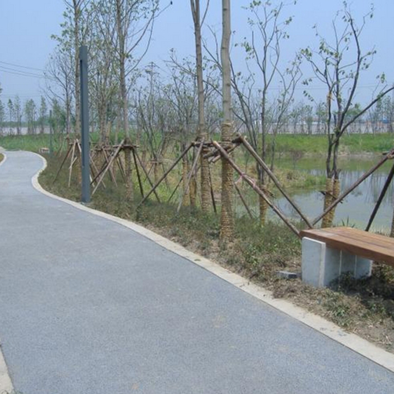 上海品石透水地坪 厂家透水混凝土材料直销 湖南透水路面示例图5