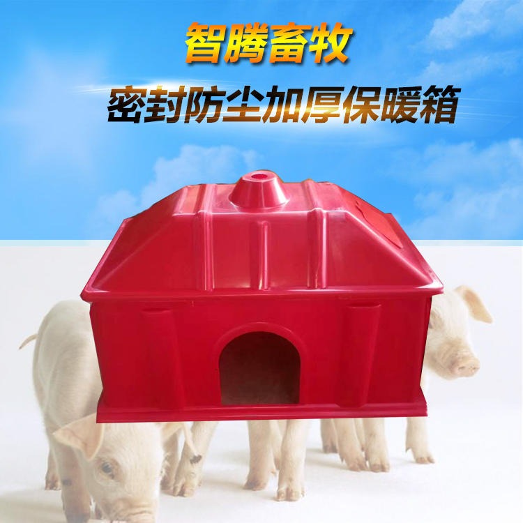 塑料保温箱 猪用取暖箱  仔猪保温箱 保温效果好 猪用塑料箱 实体厂家  智腾畜牧