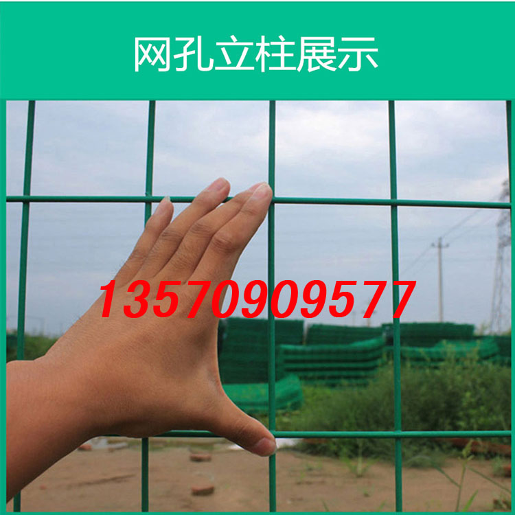 广州水利工程防护网 深圳生态湿地防护隔离网 现货双边丝围网示例图7