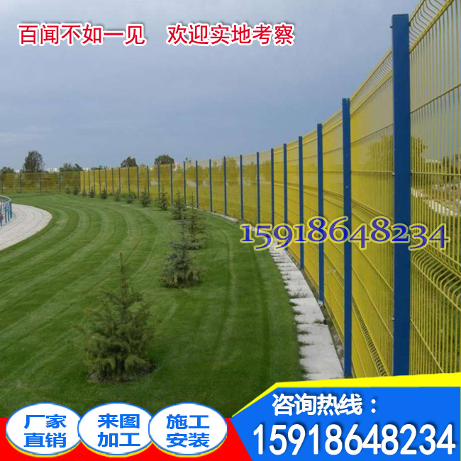 珠海市政道路隔离网 清远哪里有便宜的护栏 包施工广州厂房围栏网示例图3