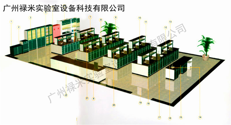 厂家定制实验室家具 全钢 钢木实验台 广州实验室建设示例图2
