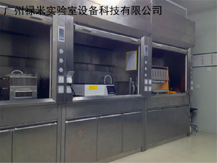 实验室排风系统 不锈钢通风柜 通风橱 化验室 广州禄米实验室设备示例图1