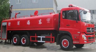 国五东风天龙15吨消防洒水车图片配置示例图2