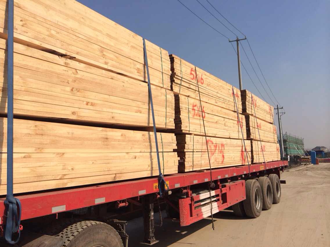 梅州市建筑木方厂家 批发进口铁杉木方示例图2