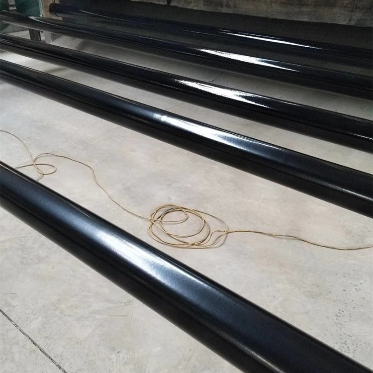 涂塑穿线管 中隆生产黑色内外涂塑热浸塑钢管219 热浸塑钢管穿线管十年经验老厂
