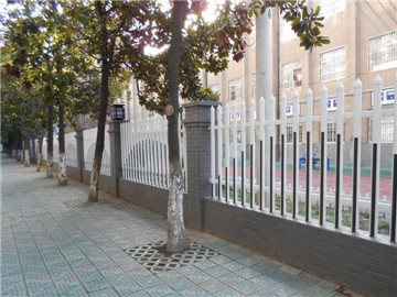 彩钢板建筑道路工程厂 pvc草坪围栏 供应正万护栏 竹拉网花园装饰网格围栏