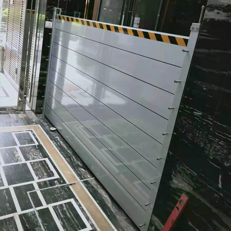 铝合金挡板 防汛 移动式铝合金隔水板批发 智科 防汛防水板生产