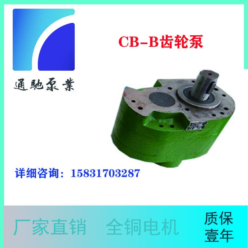 产地货源液压齿轮泵CB-B125小流量微型齿轮泵耐磨机床 低压齿轮泵