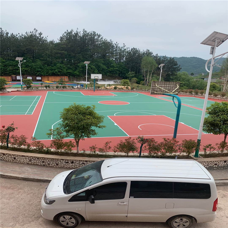 奥美佳 网球场建设 篮球场 羽毛球场施工