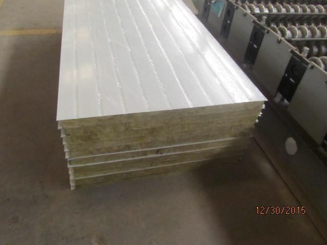 岩棉厂家长期生产销售 保温 隔热 防火 彩钢夹心复合板示例图2