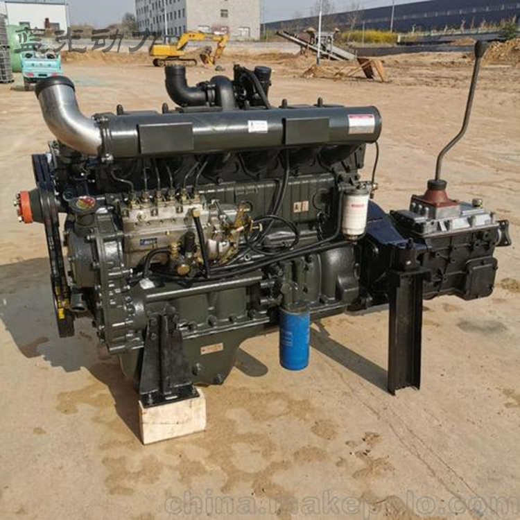 潍柴4108Y4柴油机 带气泵转向助力泵图片