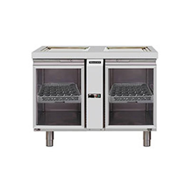 商用冻杯柜 冷柜 双玻璃门风冷式 单温冷藏 GC-160 上海厨房设备