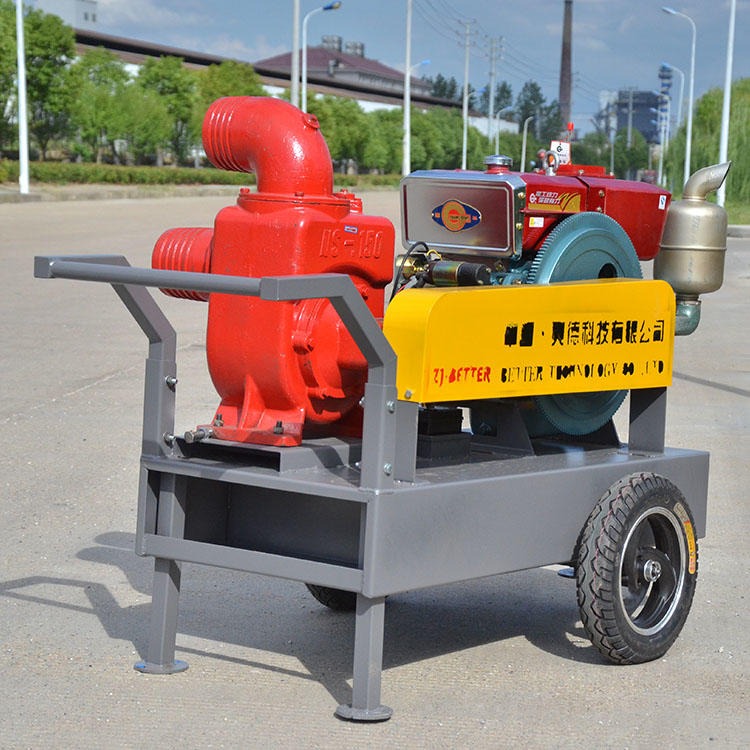厂家直销小型移动泵车,柴油机移动泵车,移动自吸泵车图片
