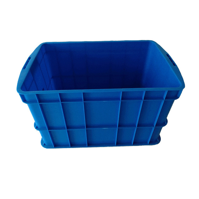 苏州迅盛蓝色加厚运输仓储物流塑料周转箱  工业产线配置塑料箱
