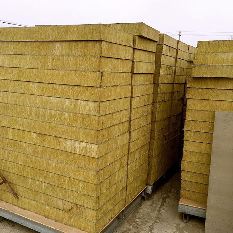 万来外墙岩棉复合板 高密度防火岩棉板厂家