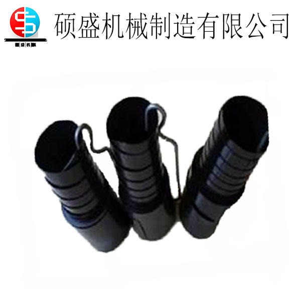 上海机床防护罩  螺旋钢带保护套   耐高温螺旋钢带保护套  数控机床专用防尘罩图片