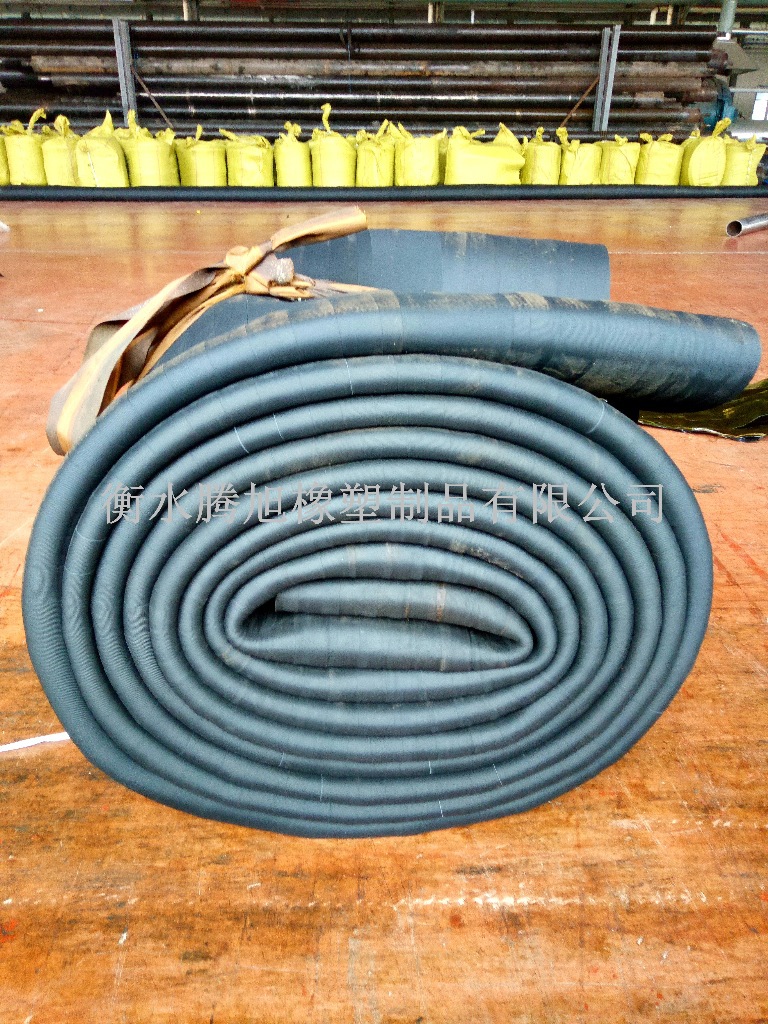 大口径超薄夹线橡胶软管  可折叠 耐磨 卸混凝土 内径 长度可订做示例图7