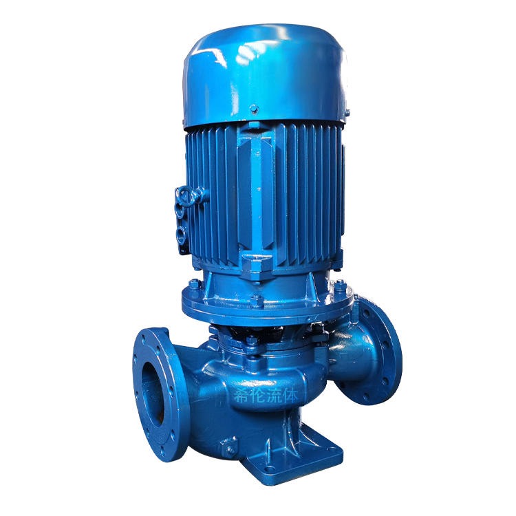 农田灌溉用水泵 ISG真空泵 ISG40-200IB 3kw立式管道泵 上海希伦牌 可定制