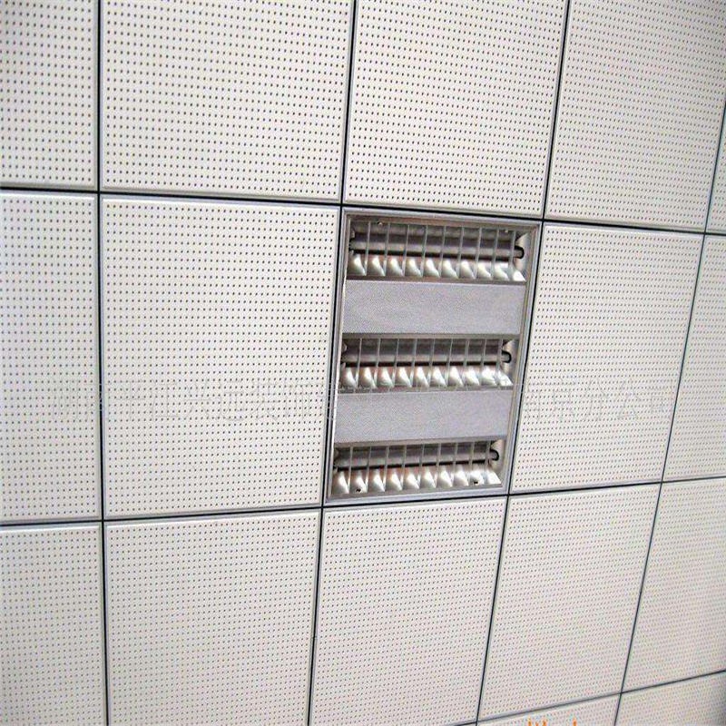 屹晟定制硅酸钙板 岩棉复合穿孔吸音板 地下室吊顶 机房吸音板穿孔吸音吊顶