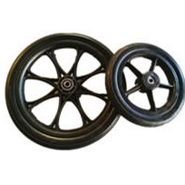 厂家销售 12寸覆膜机 实心发泡工具车轮 12寸、14寸、16寸、20寸农机轮子图片