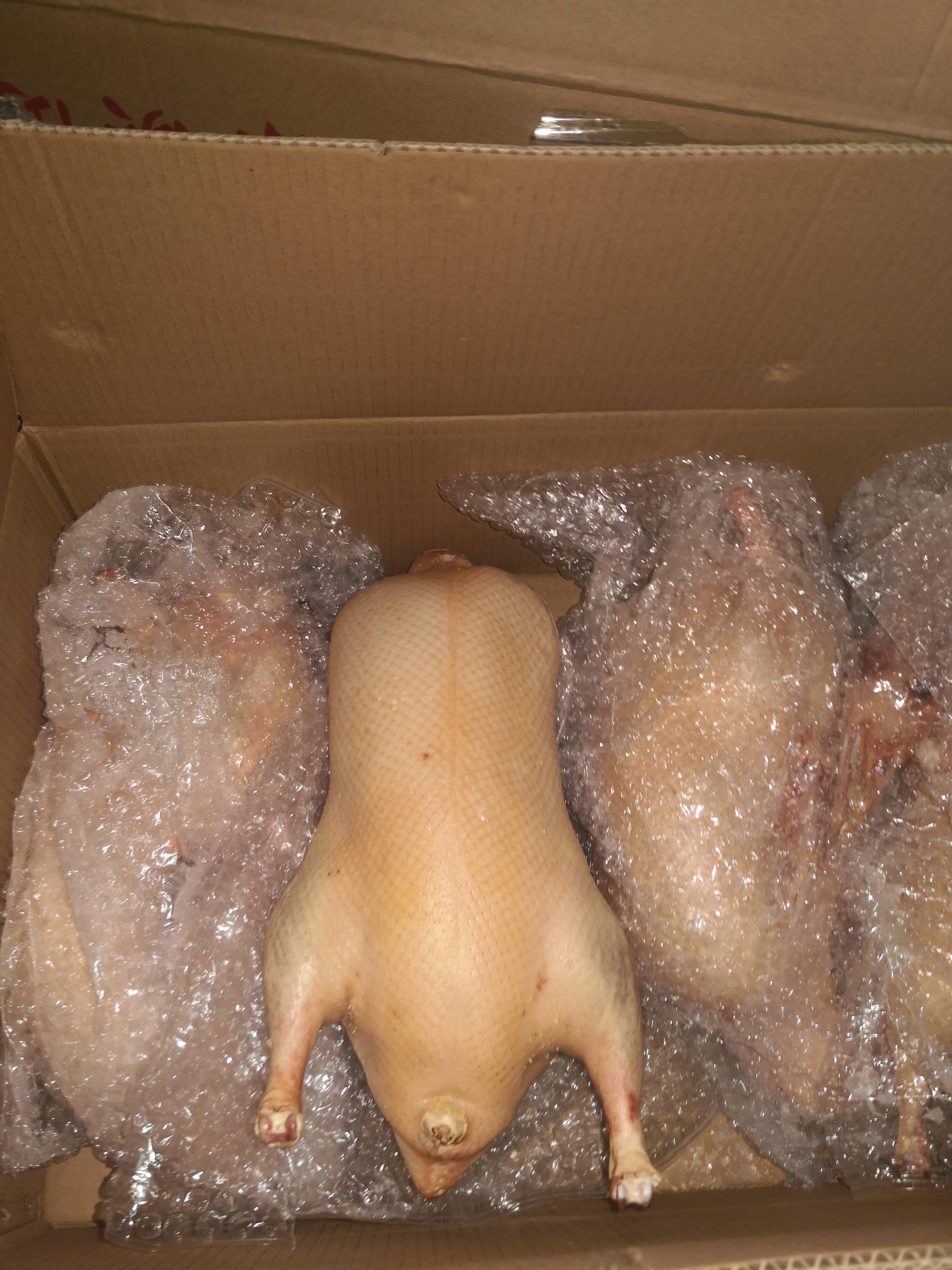 北京烤鸭鸭胚樱桃谷鸭胚各个规格齐全全国配送冷冻净膛鸭