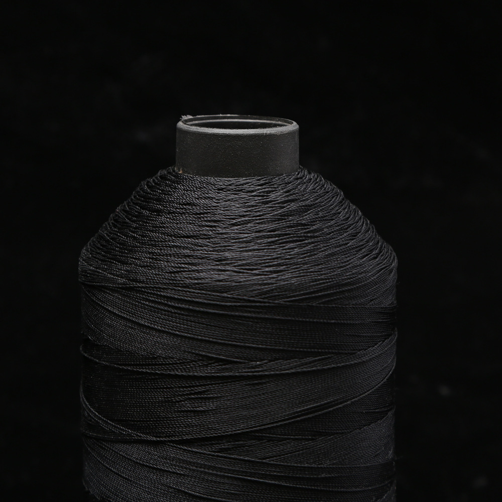 厂家直销 高强涤纶黑线210/3 缝纫机线 优质涤纶缝纫线批发 量大示例图2