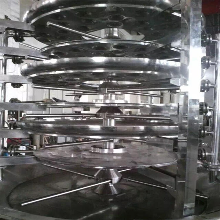 真空盘式连续干燥机厂家 鲁干牌粉体物料盘式连续干燥机 传导式加热