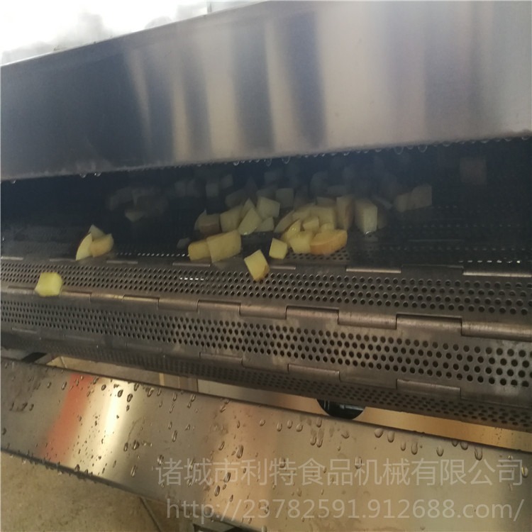土豆块蒸汽蒸煮机 利特机械定制 土豆泥加工蒸煮线  土豆块连续蒸煮机