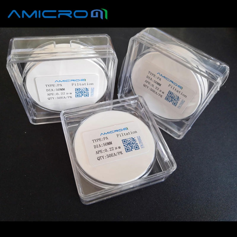 Amicrom尼龙PA有机系微孔滤膜 液相溶剂过滤杂质膜13mm 1.20um 100张/盒 CPA13120图片