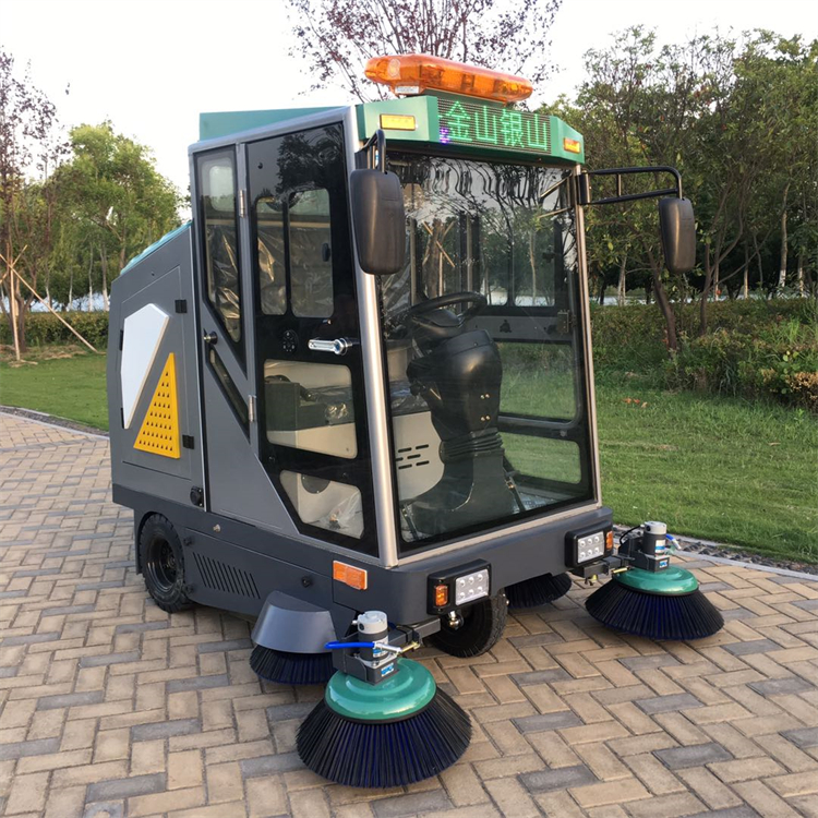 纯电动三轮湿式扫地车 公园电动扫路车 宏园 小型电动吸尘扫路车