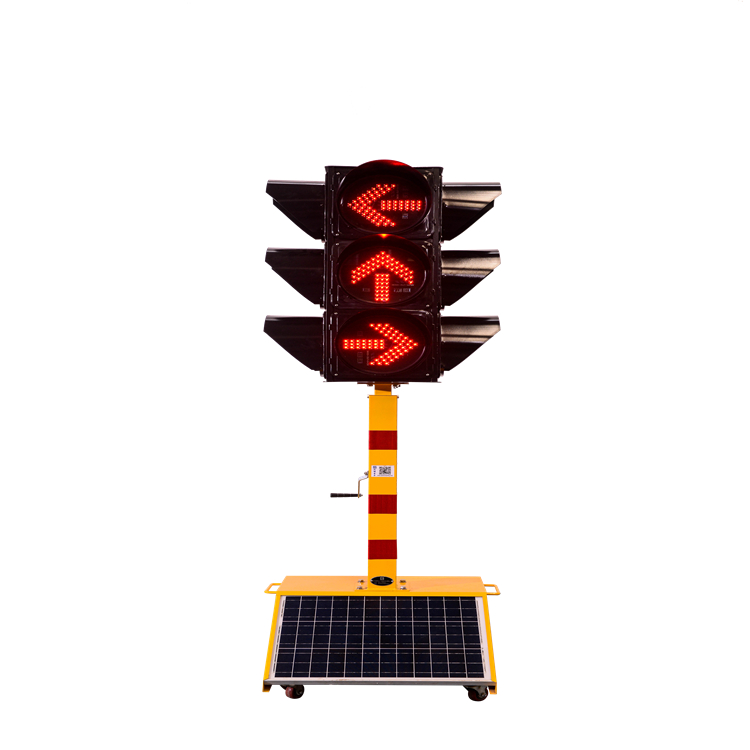 双明 太阳能移动LED信号灯 移动式太阳能信号灯 厂家直供