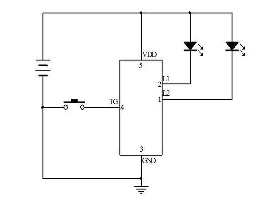 对闪闪灯芯片,定时芯片,蜡烛灯IC芯片,音乐IC芯片,IC定制,示例图3