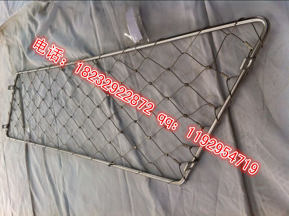 定做马戏团不锈钢安全防护网，杂技临时钢丝绳网直接厂家示例图3