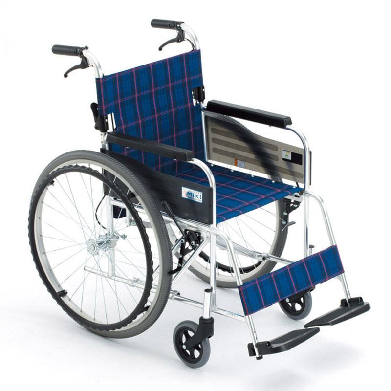 MiKi三贵轮椅MCVWSW-49JL 轻便折叠 时尚老人残疾人代步车