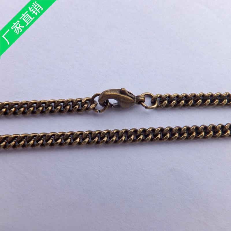 厂家生产供应青古铜扭链 饰品工艺品装饰链条批发长度定做示例图11