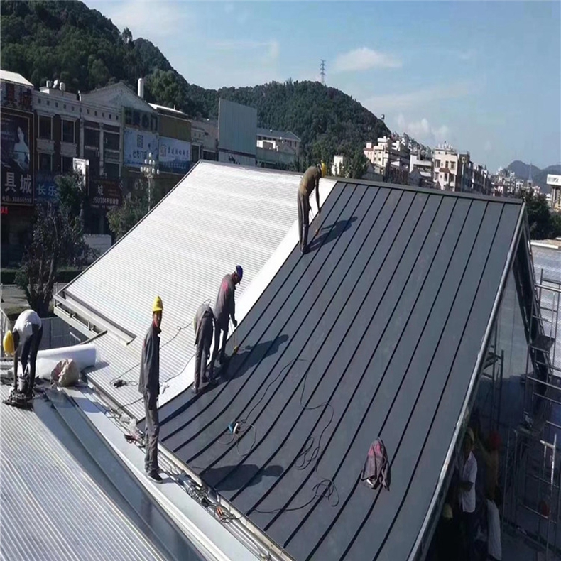 河南锦昱钢结构用防水性好铝镁锰屋面系统25-430型