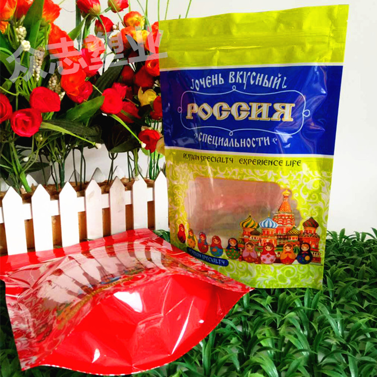 俄罗斯糖果 塑料包装袋 奶片奶酪糖果等通用包装袋500克示例图15