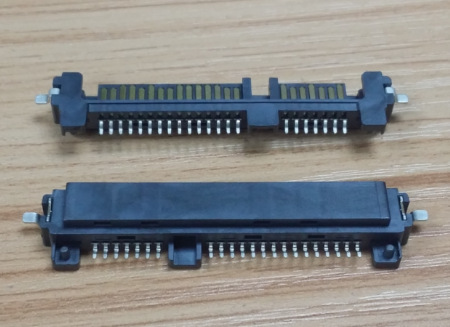 机械硬盘接口sata32P 接口SATA 7P+15PSATA沉板公头0.9mm图片