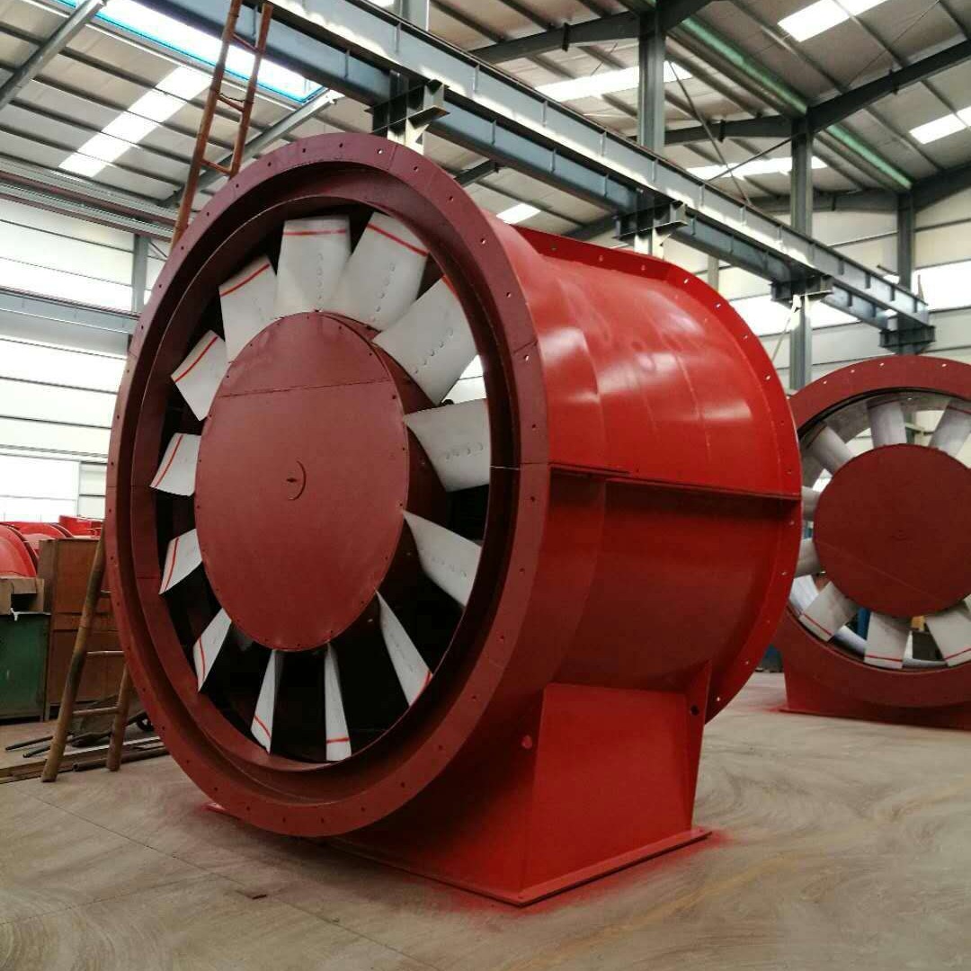 75KW矿用主扇风机 永鑫DK45-6-NO15对旋轴流风机 大型隧道通风机
