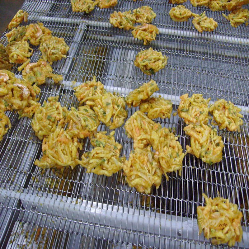 宁津威诺油炸机网带 薯片,鸡排,煎饼油炸线网带 不锈钢乙型网带