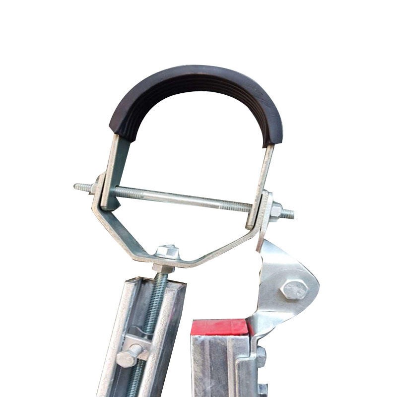 厂家定制门铰型抗震支架 消防抗震支架 单管侧向抗震支架