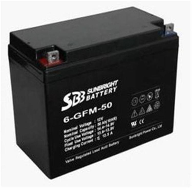 圣豹蓄电池6-GFM-50圣豹蓄电池12V50AHUPS/EPS电源太阳能