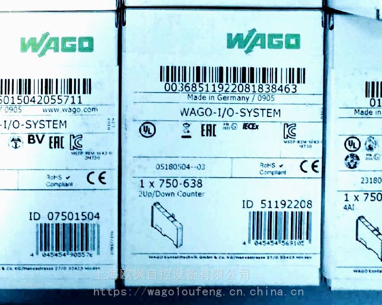 WAGO万可 750-532 IO模块技术参数
