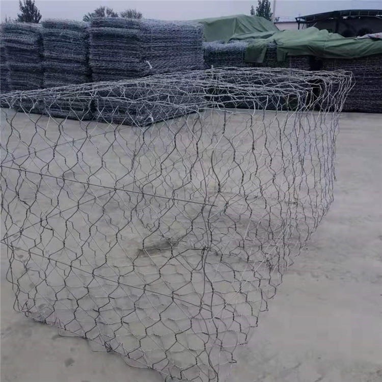 安平泰同石笼网格宾网厂家现货供应：热镀锌2×1×1石笼网箱 适用于河道生态治理工程 当天发货