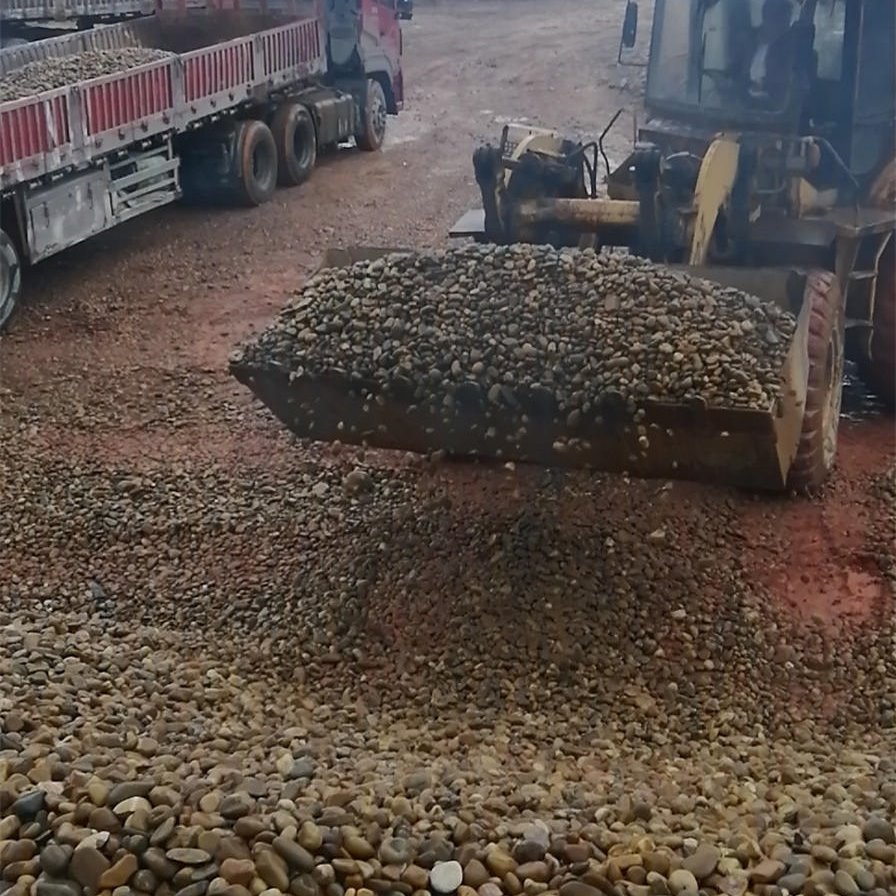 深圳鹅卵石厂家 高清现拍鹅卵石 过滤铺路围边常用石材