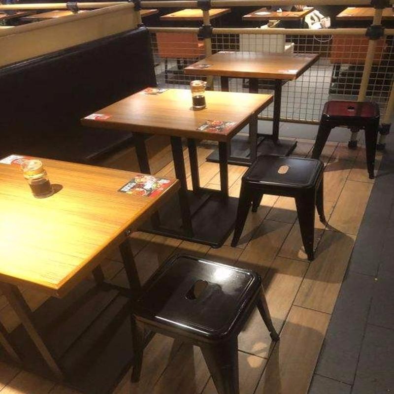 阿香米线餐桌餐椅 食堂快餐桌椅款式尚邑家具ST-00177
